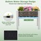 53L Raised Bed Grow Box Self-Watering Planter Box Stand with Water Level Monitor